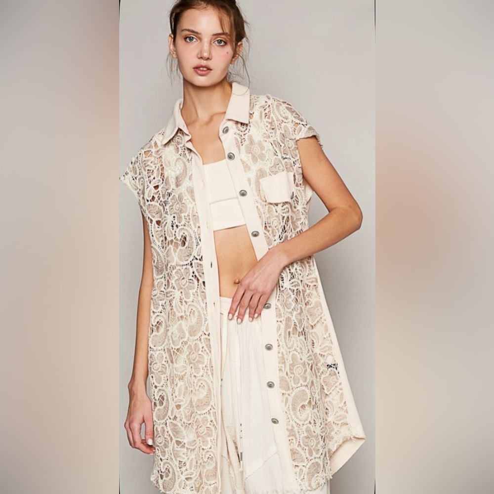 LAST ONE POL Button Down NWT - image 1